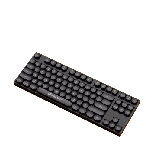 Tastatura Jertech 60%, Ergonomica, RGB, Negru, Gaming