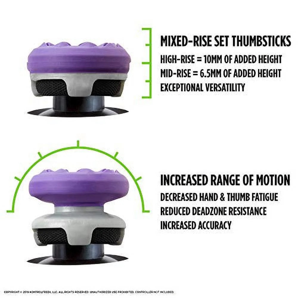 Set 2 butoane gamepad KontrolFreek FPS Freek Galaxy, Purple, pentru Xbox One/Xbox Series X/S