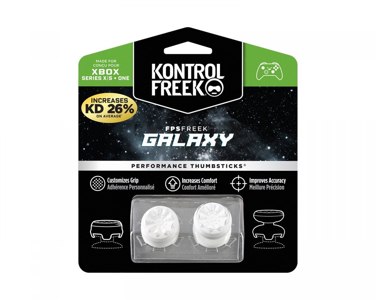 Set 2 butoane gamepad KontrolFreek FPS Freek Galaxy, Alb, pentru Xbox One/Xbox Series X/S