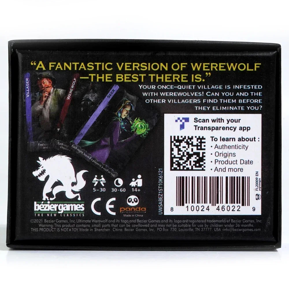 Joc de societate Ultimate Werewolf lb. Engleza
