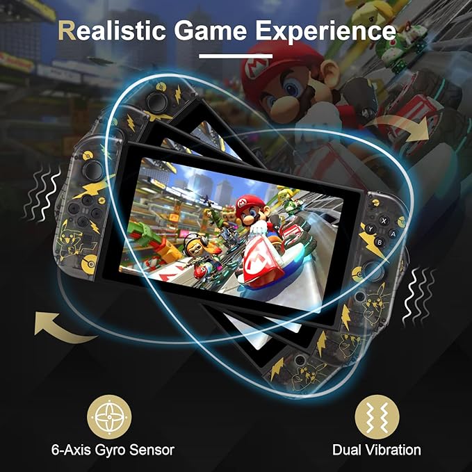 Controller JOYCON pentru Nintendo Switch Pikachu
