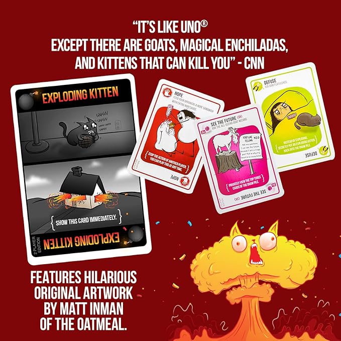 Joc de societate Exploding Kittens lb. Engleza
