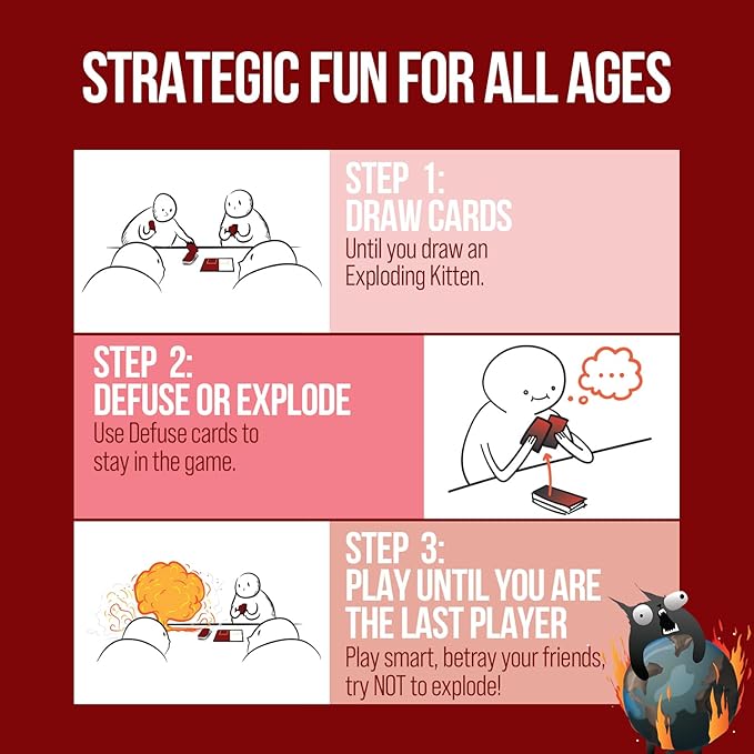 Joc de societate Exploding Kittens lb. Engleza