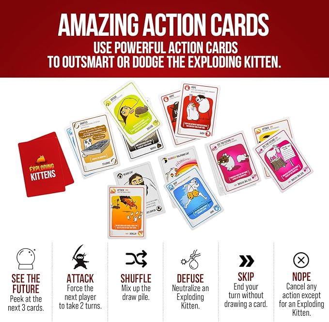 Joc de societate Exploding Kittens lb. Engleza