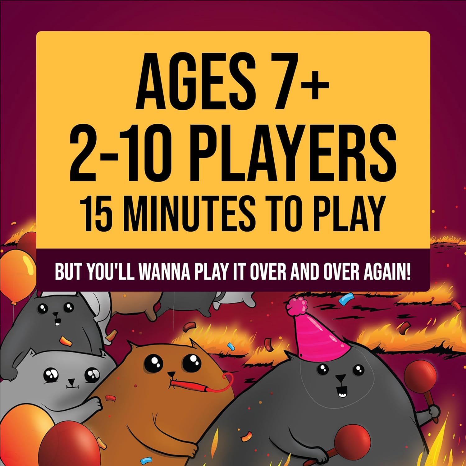 Joc de societate Exploding Kittens Party Pack, 2-10 jucatori, 7 ani
