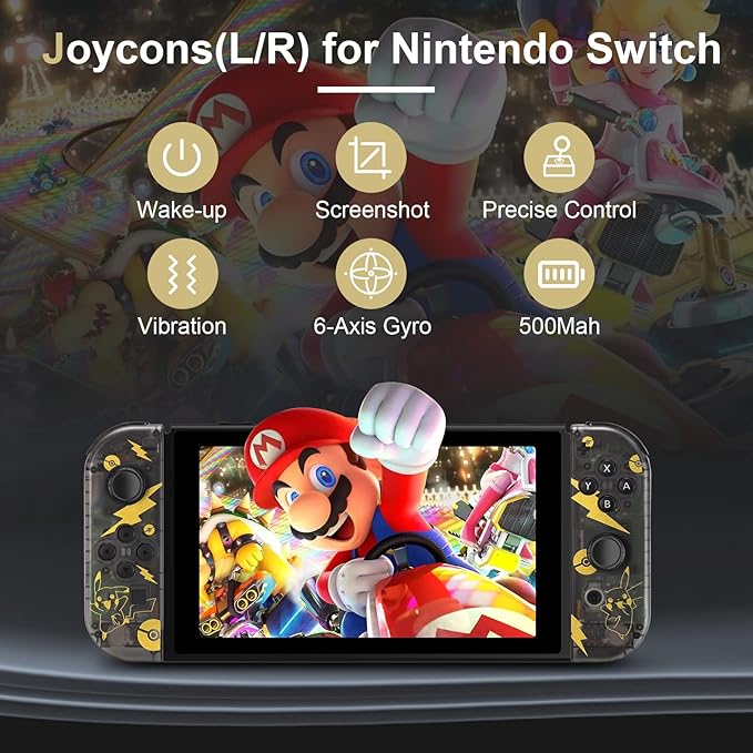 Controller JOYCON pentru Nintendo Switch Pikachu