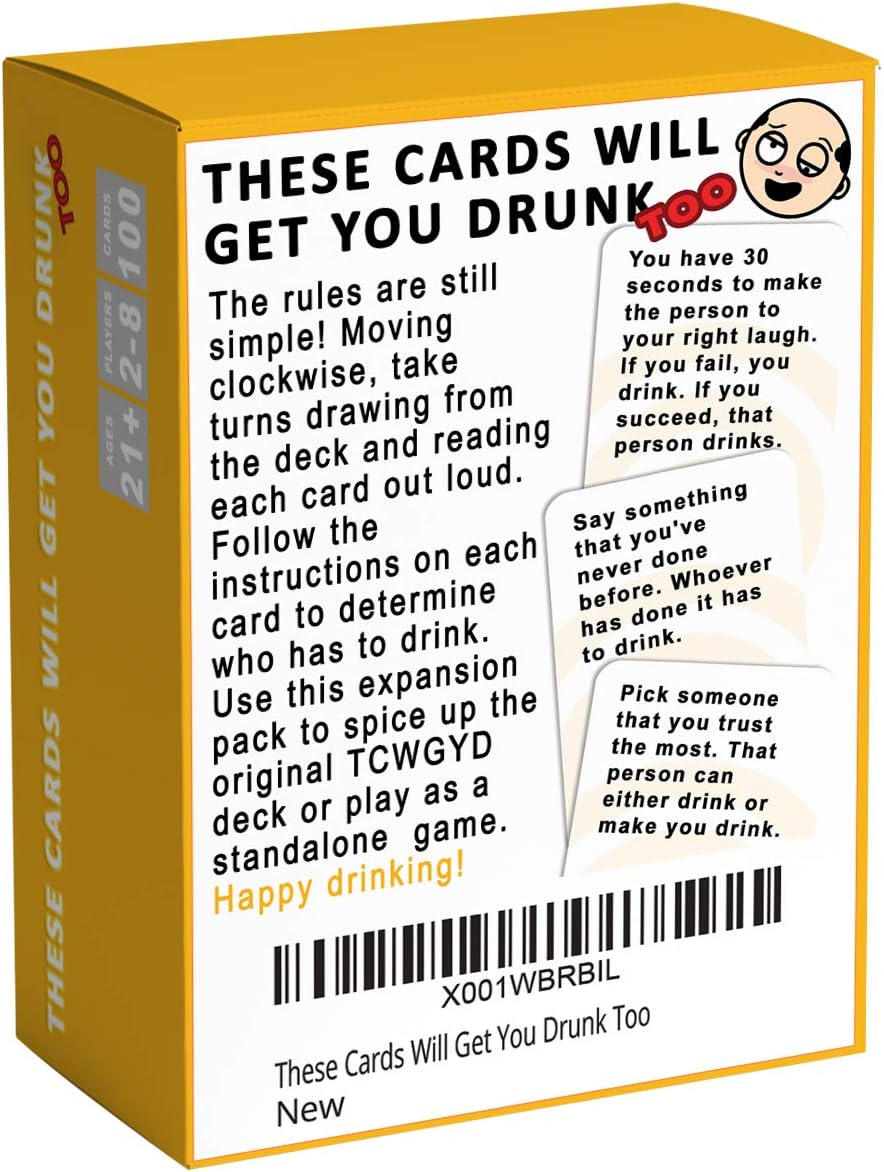 Joc de societate These Cards Will Get You Drunk Too in lb. Engleza