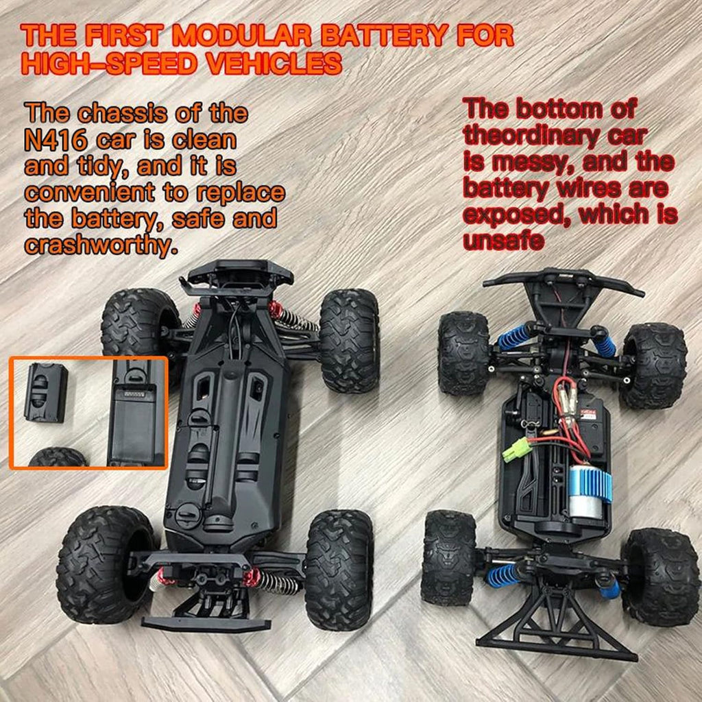 Masinuta cu telecomanda 1:16 RC 4X4, Waterproof, 33+ KM/H, Off-Road Truck