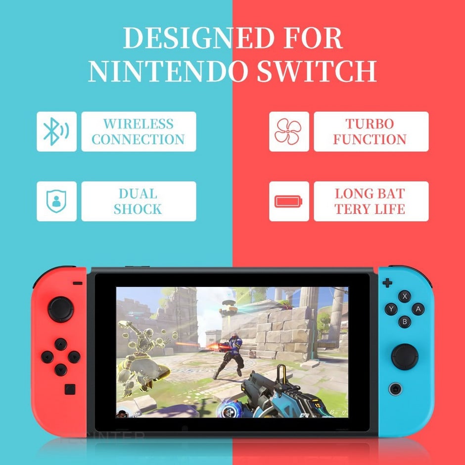 Controller JOYCON pentru Nintendo Switch Rosu-Albastru