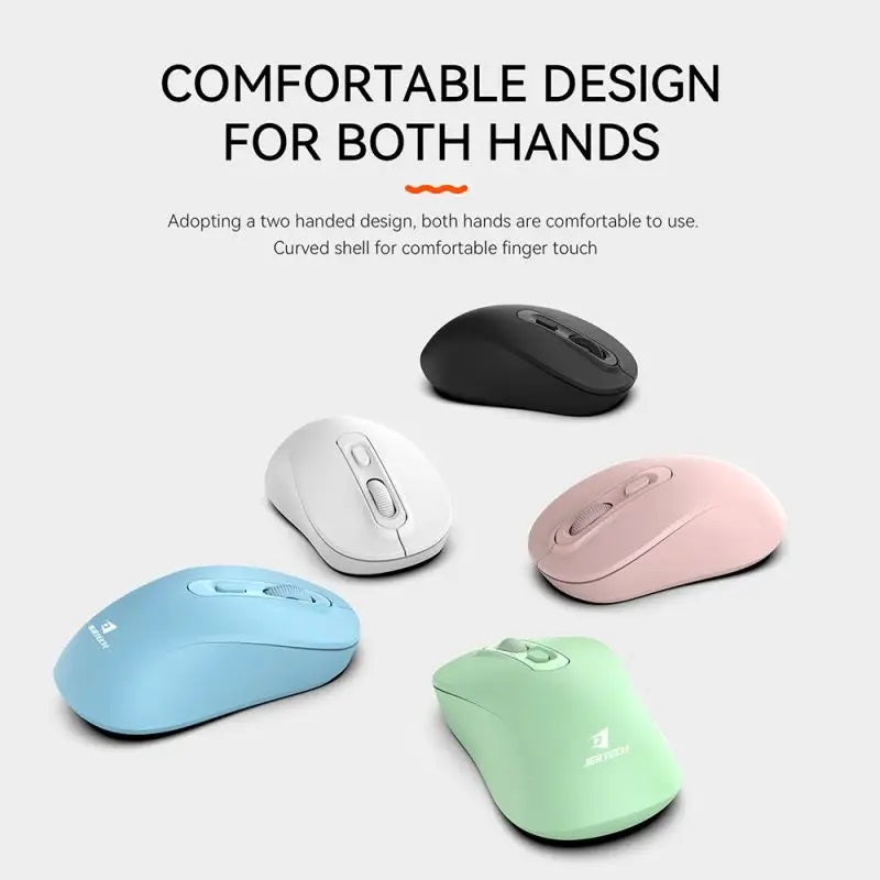 Mouse JERTECH SM-01 800 - 1200DPI Wireless, Bluetooth, Alb