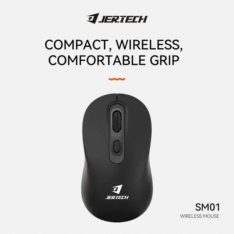Mouse JERTECH SM-01 800 - 1200DPI Wireless, Bluetooth, Negru