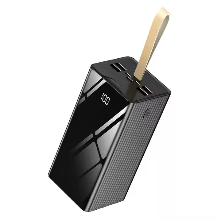 Baterie extena 50000mAh 22.5W Fast Charge cu 4 x USB, 2x USB-C, Micro USB