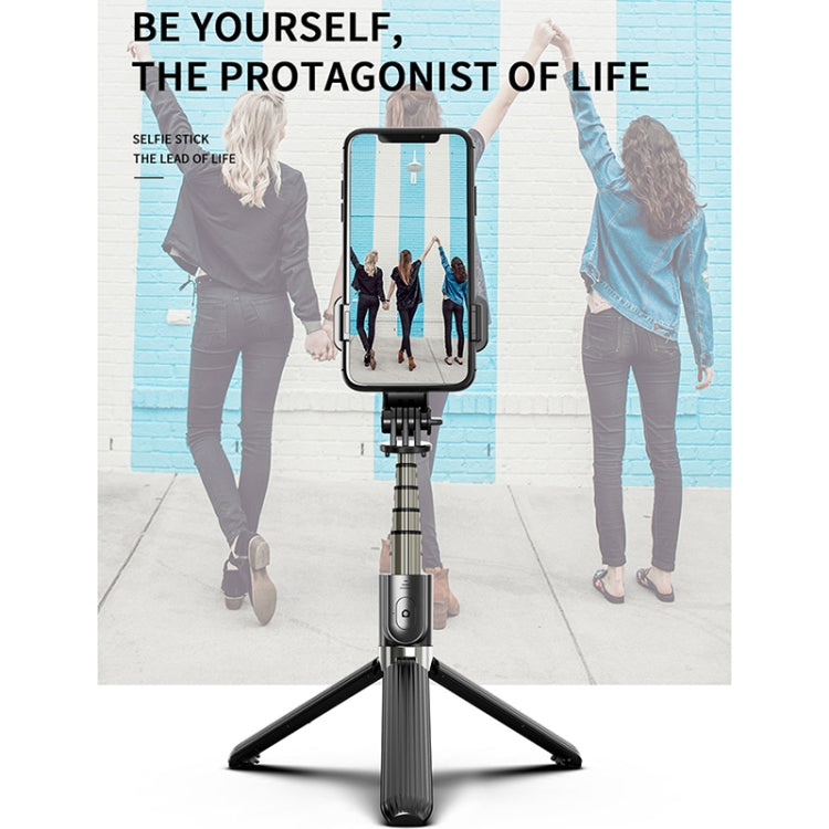 Trepied telescopic, Selfie Stick 90 cm cu telecomanda bluetooth