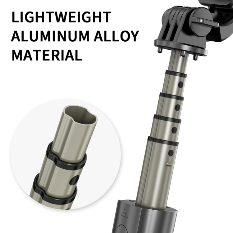 Trepied telescopic, Selfie Stick 90 cm cu telecomanda bluetooth