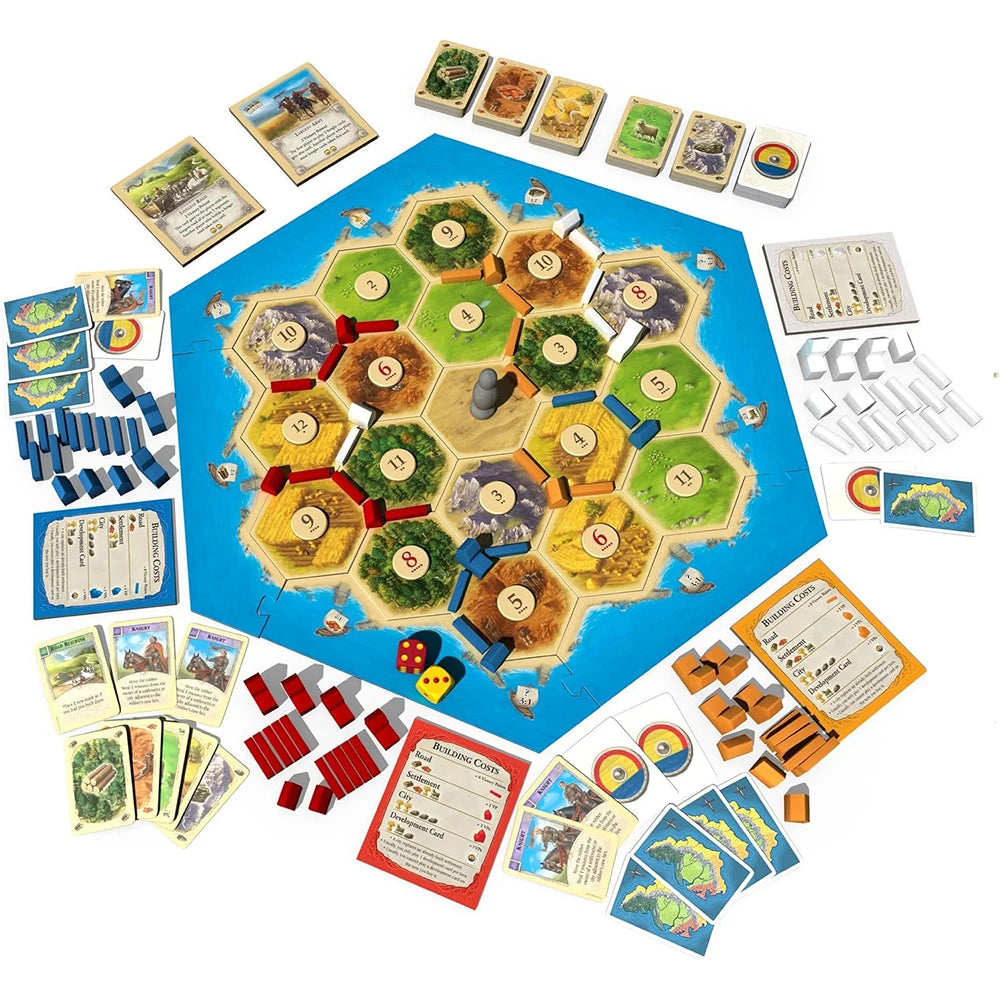 Joc de societate Catan Trade Build Settle in lb. Engleza