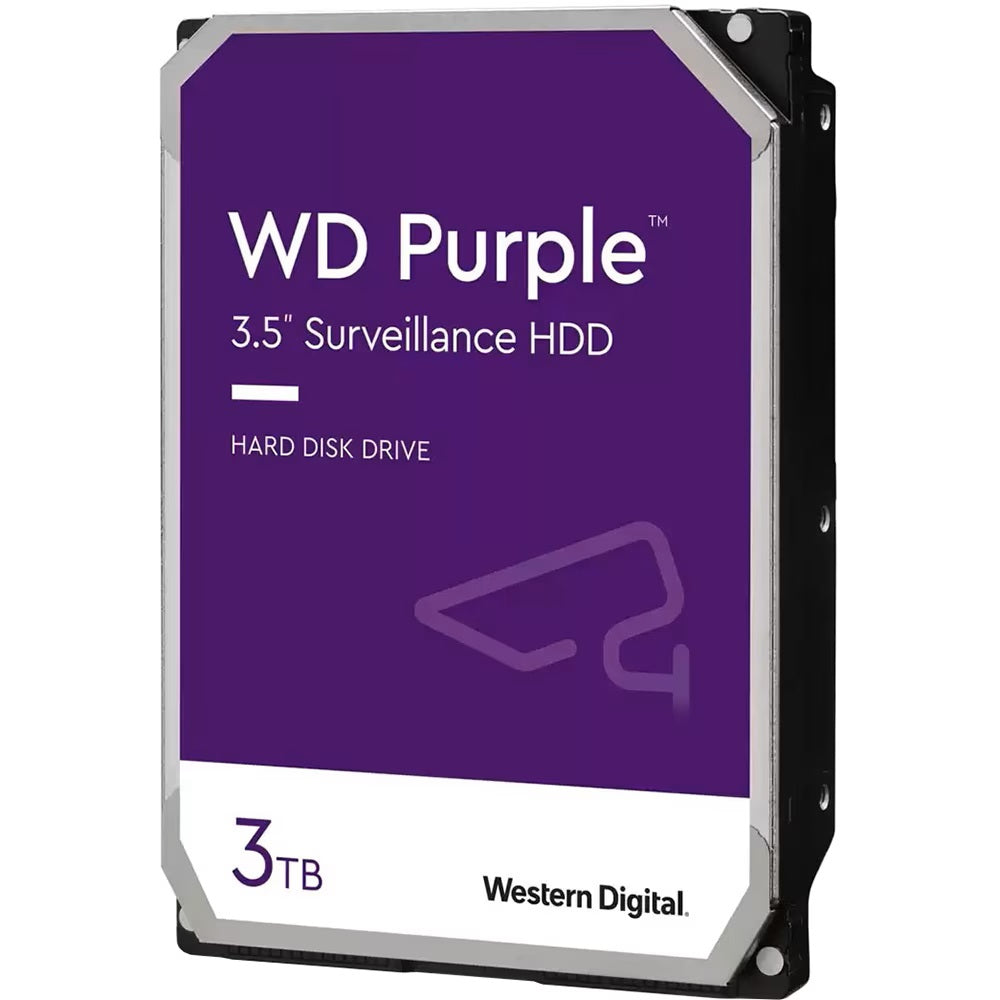 Hard Disk Western Digital Purple Surveillance, 3TB, 64MB, SATA 3, 5400RPM